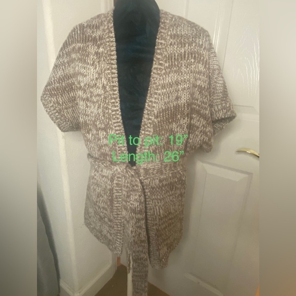 Old Navy Belted Knitted Cardigan Sweater Small EUC - Picture 6 of 7